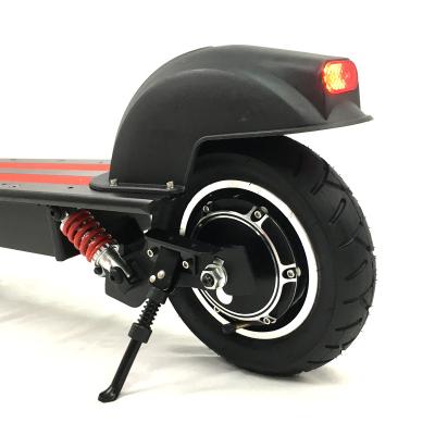 China China FLJ 500W Aluminum Alloy Single Motor Fat Tire Electric Scooter Powerful Kick Two Wheel 10 Inch With Removable Seat for sale