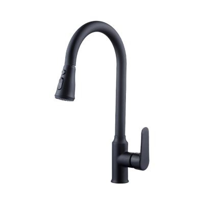 China Thermostatic Faucets Household Hotel Kitchen High Quality Best Selling Copper Copper Pull Out Sink Faucet for sale