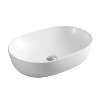 China Modern Ceramic Rectangular White Basin Sink Bowl Art Basin For Bathroom for sale