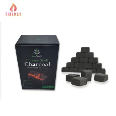 China FireMax Indonesia Cube Coal Cocos Price Coconut Shell Shisha Hookah Quick Lightweight Natural Charcoal Eco-friendly for sale