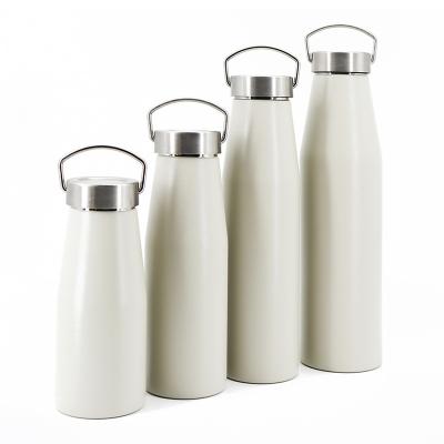 China Viable Double Walled Insulated Vacuum Bottle Sports Hot Water Bottle Vacuum Flask Metal Thermos Flask Coffee Cup Beverage Bottle Metal for sale