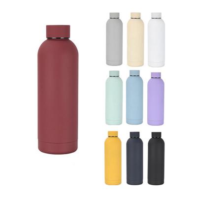 China Wholesale PORTABLE Stainless Steel Vacuum Insulated Hot Cold Water Bottle Double Walled Cola Shape Leak Proof Sports Flask for sale