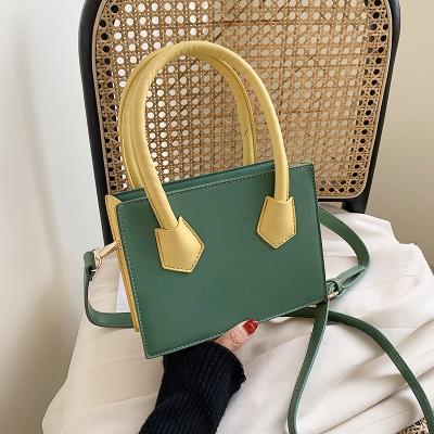 China Other 2020 Korean Style Lady Shoulder Handbags Female Simple Hit Color Bags Women Handbags For Ladies for sale