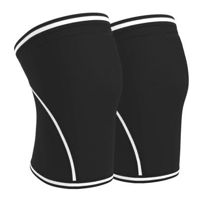 China ETHAN Wholesale Black Gym Weightlifting Neoprene Compression Knee Sleeves Knee Support Brace for sale