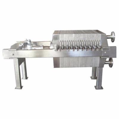 China Food Grade and Frame Stainless Steel Filter Press Vodka Lab Plate Filter Press for sale