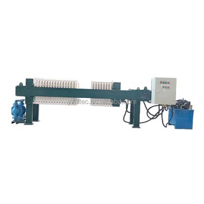 China Semi-automatic Solid-Liquid Separation Plate and Frame Filter Press Chamber Membrane Filter Press Equipment for Urban Sludge Effluent Wastewater for sale