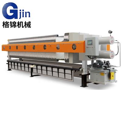 China Pharmacy Auto Hydraulic Sludge Dewatering Membrane Filter Press For Mica Silica for sale