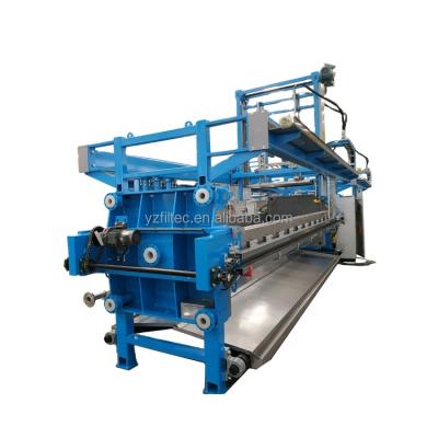 China Automatic Industrial Hydraulic Solid-Liquid Separation Self Cleaning Plate Filter Press Equipment Porcelain Membrane Filter Press and Frame Chamber for sale