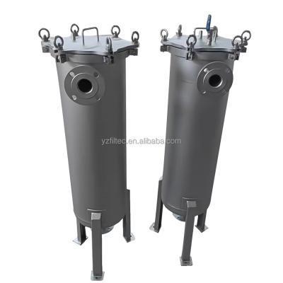 China Filtration Bag Filter Liquid Single Bag Filter Housing Industrial 304 316 Stainless Steel Filter For Beer for sale