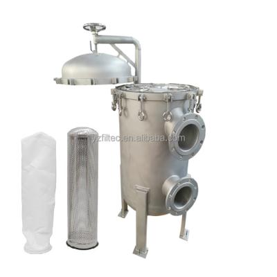 China dyehouse multi printing and dyeing water treatment water treatment bag filter ss304 ss316 filter housing factory price for sale