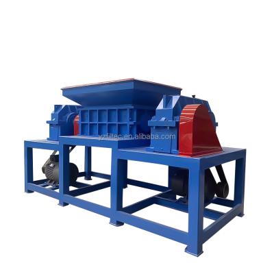 China Metal Bottle Plastic Wood Film Double Shaft Single Metal Shredder for sale