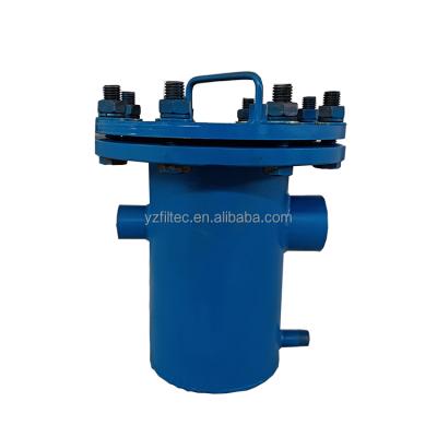 China Liquid Filtration Carbon Steel Flange Directly Connected By Cooling Water Pipeline Filter Basket Filter Factory Price for sale