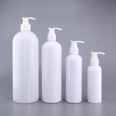 China Cosmetic Packaging Various Capacity PET Pump Bottle For Shampoo / Lotion Packaging for sale