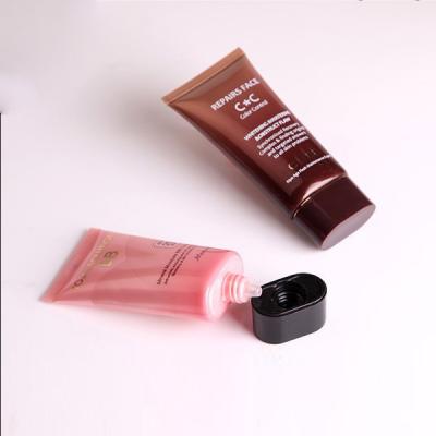 China Cosmetics Factory Fast Delivery Customized Color Oval Plastic Cosmetic Tube for sale