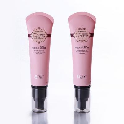 China Hot Cute Pink Airless Cream Foundation Cosmetic Pump Face Cream Selling Tube for sale