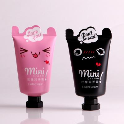 China Single Cute Hand Cosmetics Cream Tube Special PE Sealed Tube With Cute Lid for sale