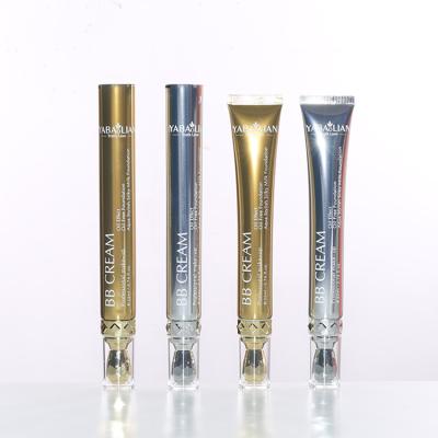 China Cosmetic Luxury Gold 10ml Silver Eye Cream Aluminum Tube Packaging Gel Cream for sale