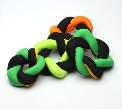 China Donut Shape Chewable Dog Toys /  Durable Soft Chew Toys For Puppies for sale