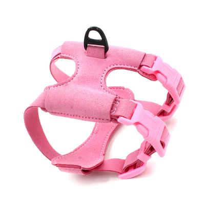 China Soft Retractable Dog Collars And Leashes Small Nylon Dog Harness HP-054 for sale