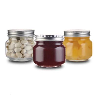 China Wholesale 300ml 500ml Stocked Candle Glass Jar With Glass Lid for sale