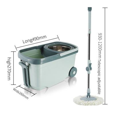 China Sustainable 360 degree rotating cleaning floor mop set for sale