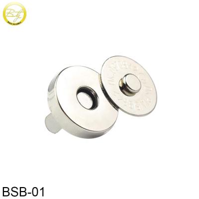 China Dry Cleaning Plating Strong Snap Magnetic Buttons For Handbags Magnetic Buckle for sale