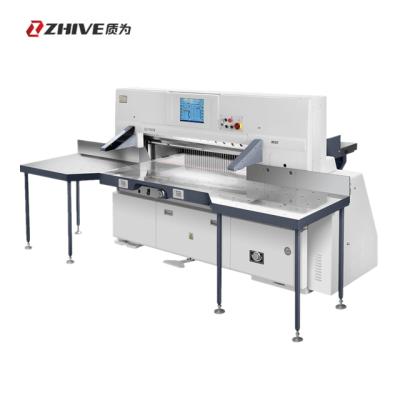 China Factory Program Control Paper Slitter Guillotine Paper Cutter for sale