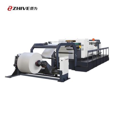 China ZWC-1400-2 Paper Industry Automatic Jumbo Reel To Sheet Slitter Paper Roll Cutter for sale