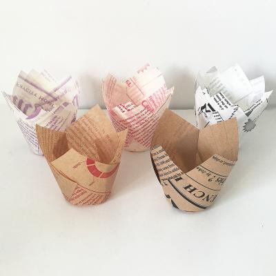 China 2020 New Cupcake Muffin Disposable Paper Cup Liners With New Printing for sale