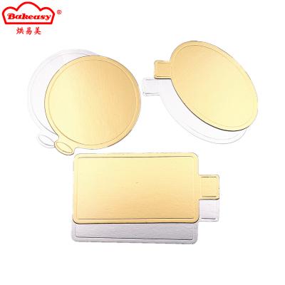 China 1.0mm mini crepe cheesecake board greaseproof cardboard base for sale