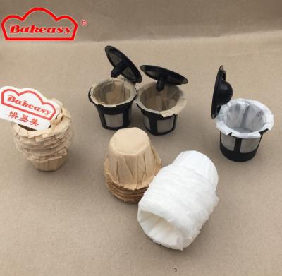 China food & Beverage factory coffee capsule cup k cup color filter natural disposable paper coffee filter for sale