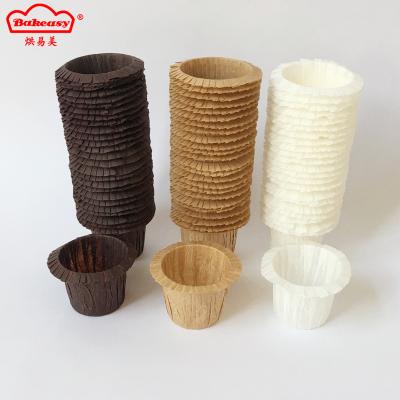 China 45MM Base 50MM Size HAT CUP MUG Disposable Bun Cupcake Bundles 30 PCS Per Bundle Paper Liner for sale