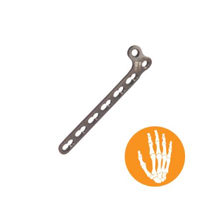 China Titanium Orthopedic Implant Plate Mini Phalanx Locking Plate L Type Fracture Fixation Medical Implants for sale