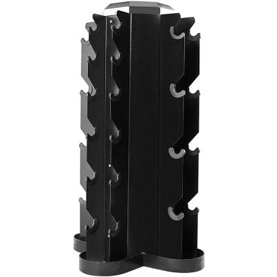 China Modern New Design Commercial 4 Sided Dumbbell Set Rack for sale