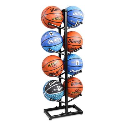 China Wholesale modern factory exercise ball storage tree rack double sided medicine ball rack with low price for sale