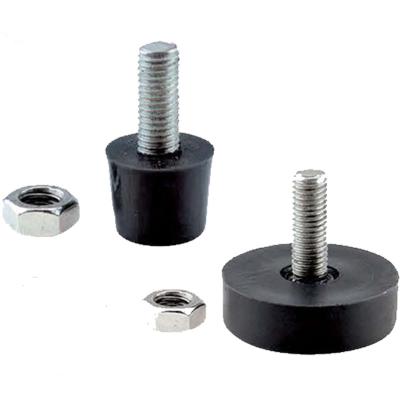 China Durable Plastic Rubber Shock Absorbing Floor Mat Damping Pad Pad Screw Knob Pad for sale