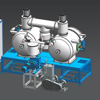 China OEM Silicon Oxide Vacuum Sublimation CVD Furnace 1500 Degree For SiO2 Purification for sale