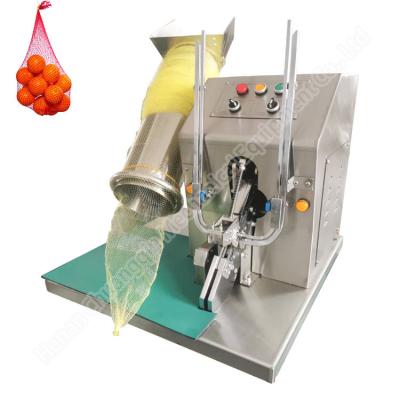 China 1800bags/H Fruit Net Bag Packing Machine Garlic Onions Mesh Bag Clipper Machine for sale