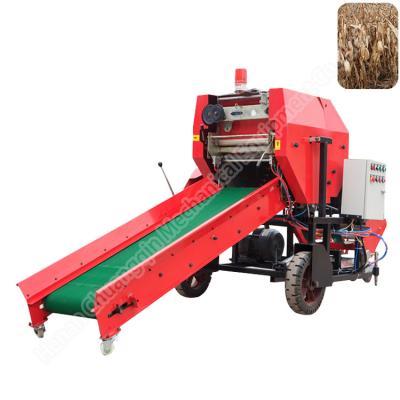 China 380V Sillage Round Hay Baler Machine Corn Silage Baler 35-45 Seconds / Bale for sale