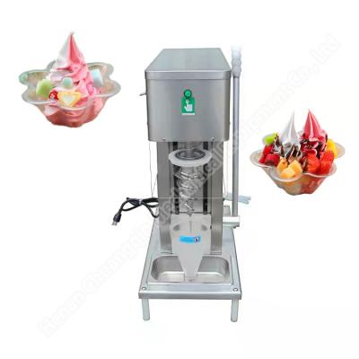 China Fruit Ice Cream Blender Machine Swirl Freeze Fruit Ice Cream Maker 110V/220V for sale