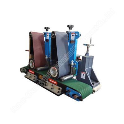 China Semi-Automatic Metal Polishing Machine Deburring Sheet Edge Metal Plane Polishing Machine for sale