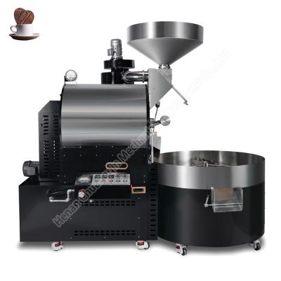 China 15 kg de uso de fábrica Muestra de tostador de granos de café de aire caliente máquina de tostador de café de gas en venta