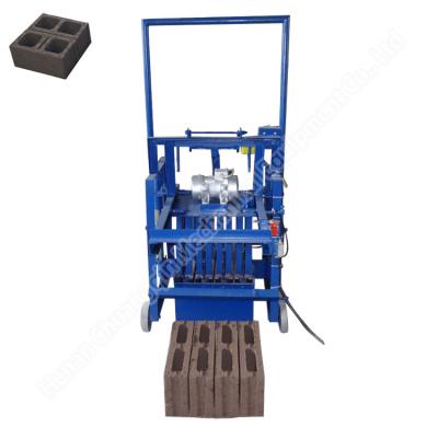 China Portable Concrete Clay Brick Making Machine Diesel New Design 4.8kw Fly Ash Bricks Machine for sale