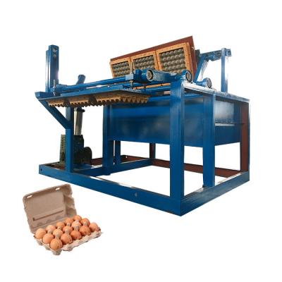 China Waste Paper Pulp 7000 Pcs Making Automatic Small Catron Egg Tray Machine Pulp Recycling Box Making Egg Tray Packing Machine for sale