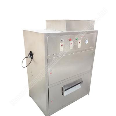 China 500 kg/h Pneumatische industrielle Zwiebelschälmaschine / Zwiebelhautentferner 110V/220V zu verkaufen