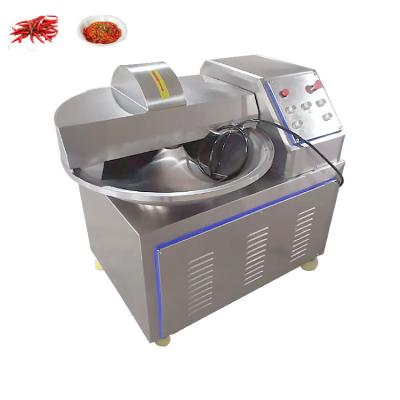 China Meat Mincing Mixer Vegetable Chopper Sausage Meat Bowl Cutter Meat Cutting Grinding Machine for sale