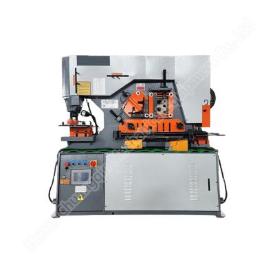 China Electric Steel Iron Sheet Plate Worker Cutting Machine Combined Steel Hole Punching And Shearing Ironworker Machine for sale