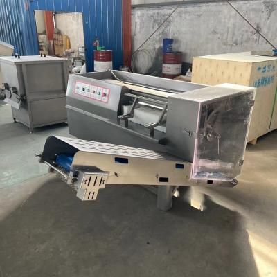 China 400-600kg/h Frozen Meat Cuber Machine Frozen Meat Cuber Cutting Machine Cheese Dicing Machine for sale