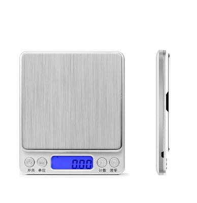 China WITH LID Amazon Hot Sale 5kg 10kg Stainless Steel Electronic Digital Kitchen Scale Smart Food Weighing Scale for sale