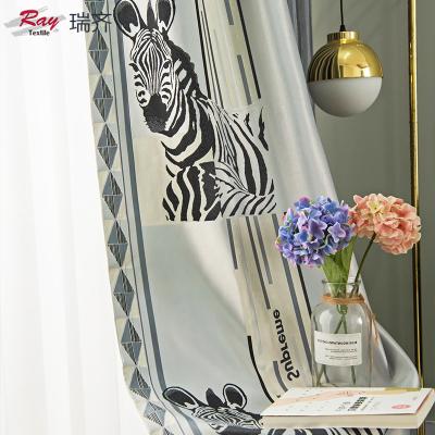 China 1Gshop CM012-1market Blackout Champaigne Jacquard Curtain European Jacquard Curtains And Drapes for sale